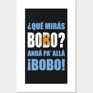 Lionel Messi: Qué Mirás Bobo Posters and Art